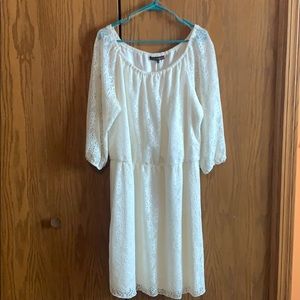 HeartSoul white lacy dress